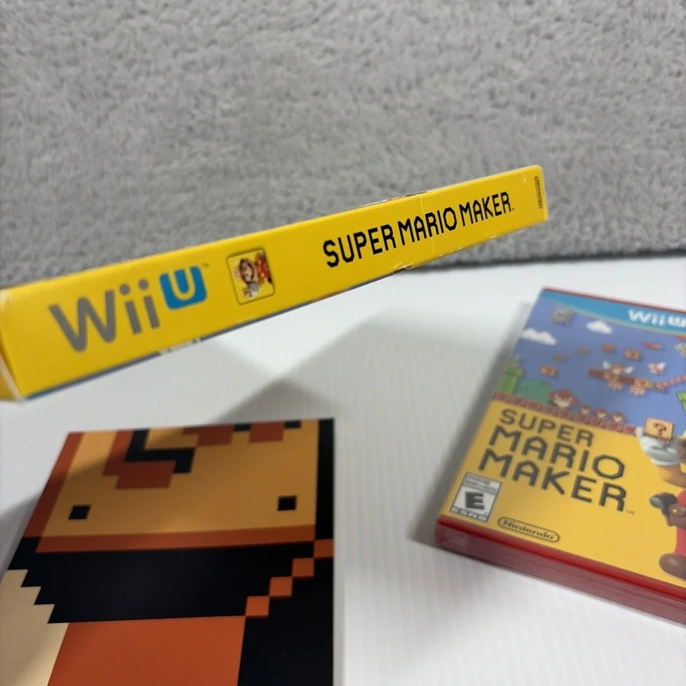 Super Mario Maker Wii U CIB Brand New Sealed Idea Book MINT